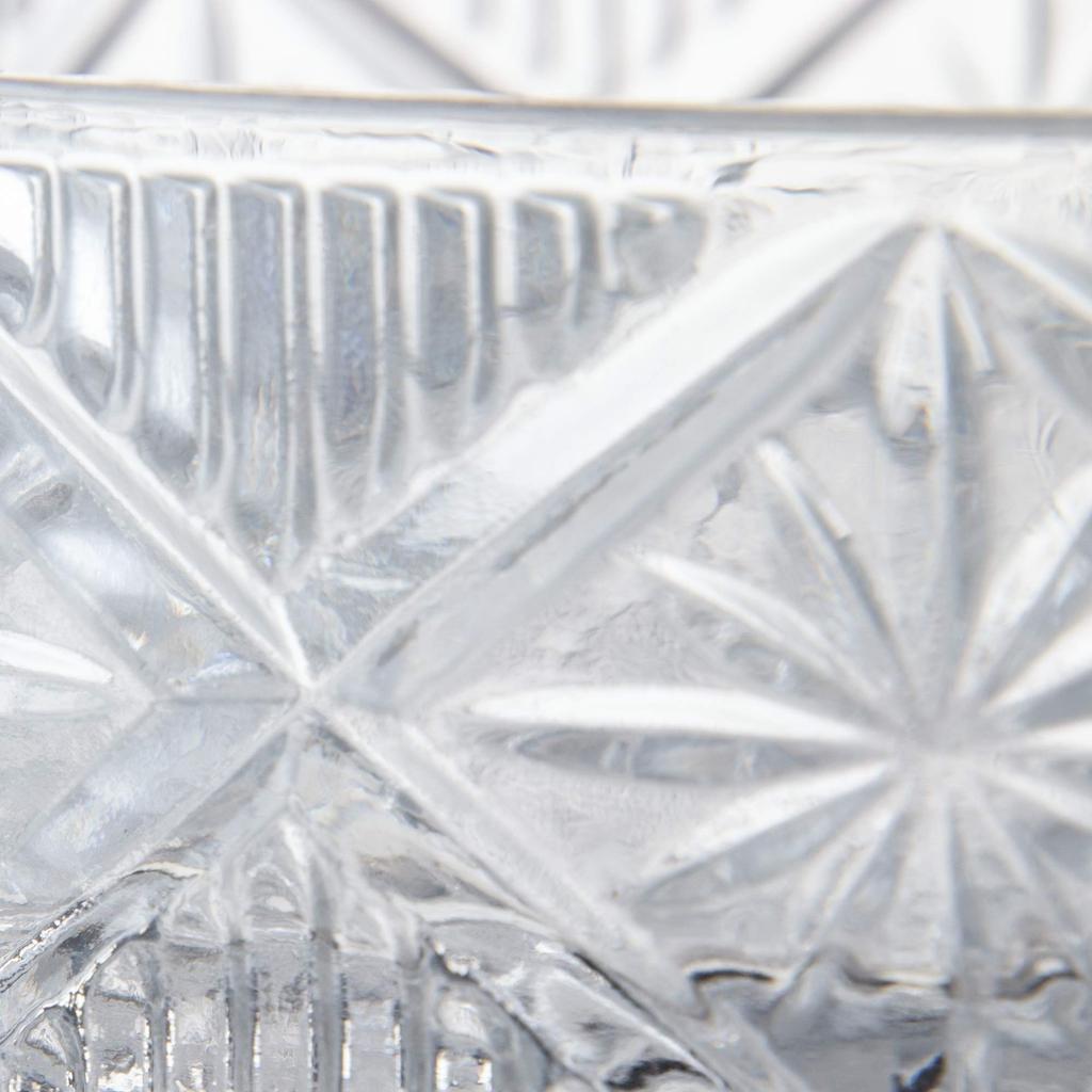 Aoyama Glassware, Glass Bowl/Stackable Box, 21cm, Vulcan AMG-CA-P500