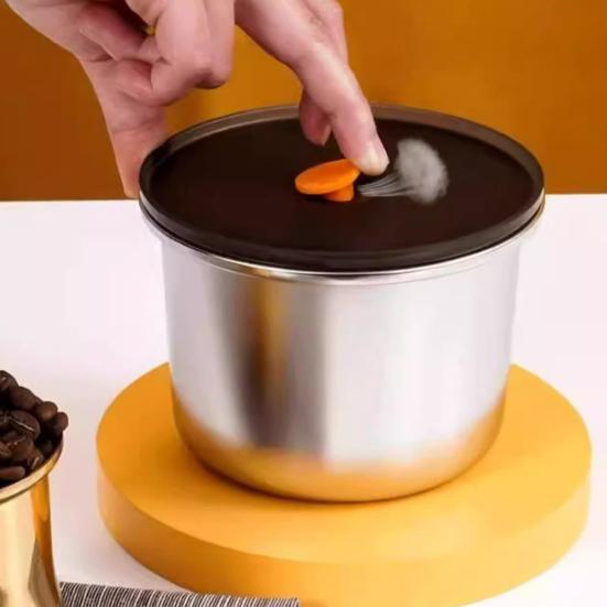 Matbeholdere i rustfritt stål Stabelbar matboks Lufttett kjøkkenorganisator