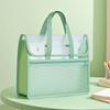 Large Capacity Horizontal Flip-Top PP Twill Binder Document Organizer  Stationery