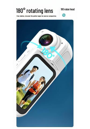 Anti-Shake HD Action Camera for Cycling, Travel, Scooter, and Motorcycle