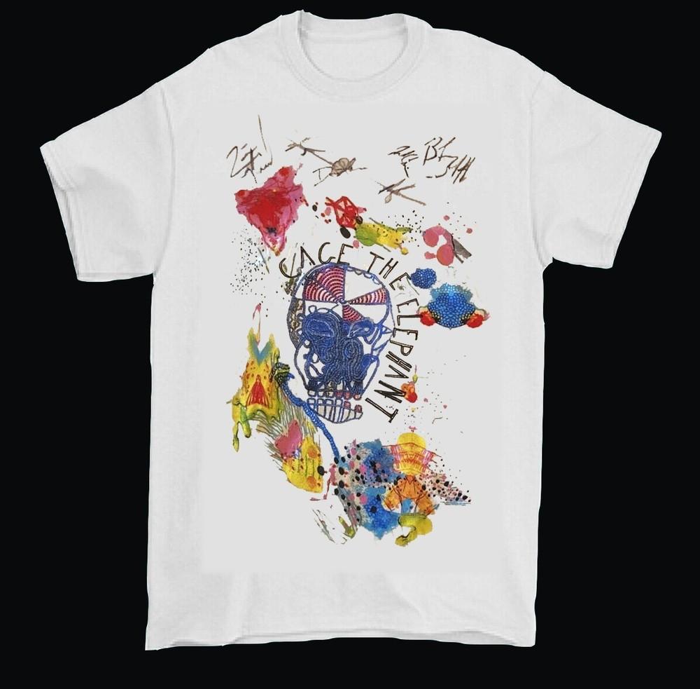 Cage The Elephant Self Titled Album Gift For Fans Reprint All Size B07.105 Unisex T-Shirt XXL