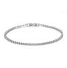 3mm 4mm Moissanite Tennis Bracelet Full Diamond GRA 925 Silver Plated Wedding Party Jewelry Bracelets for Women Man
