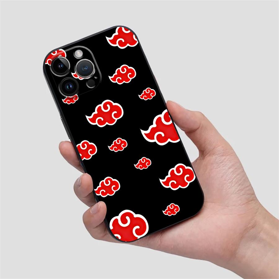 Soft Back Phone Cover Case for iPhone 7 8 SE X XS XR 12 17Air 14 15 Plus 13 Mini 17 16 Pro Max 11 Akatsuki Cool Cloud