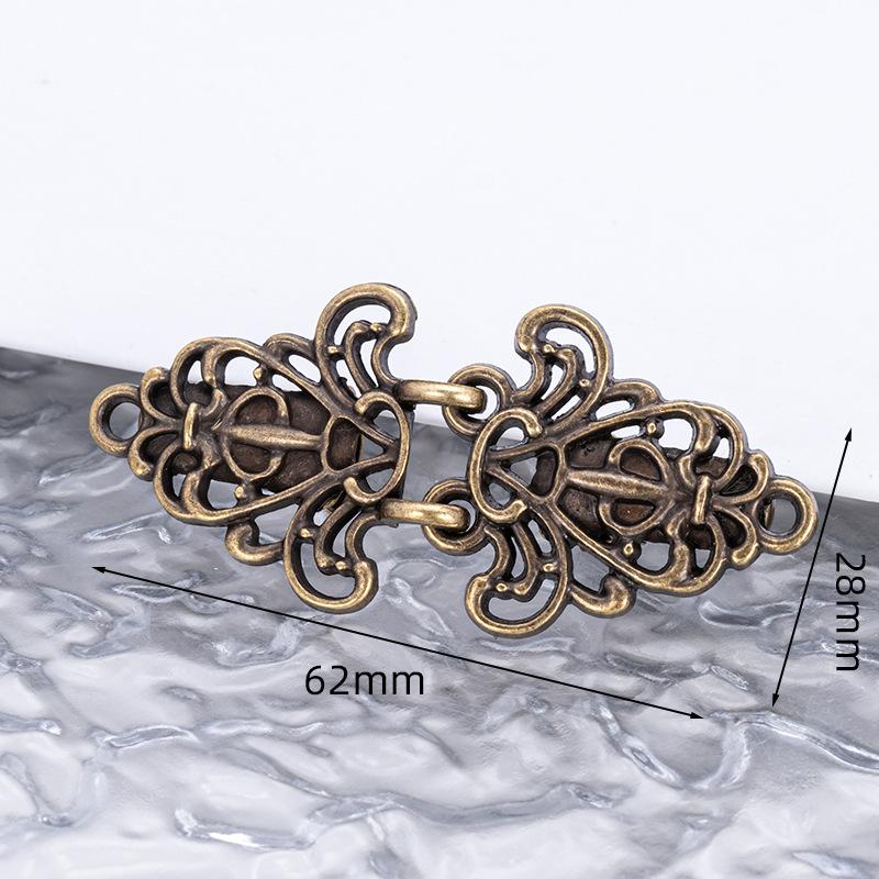

1 пара застежек-зажимов, аксессуары, ретро-пряжка, кардиган, блузка из сплава, симпатичные пуговицы для шарфа бронзовый
