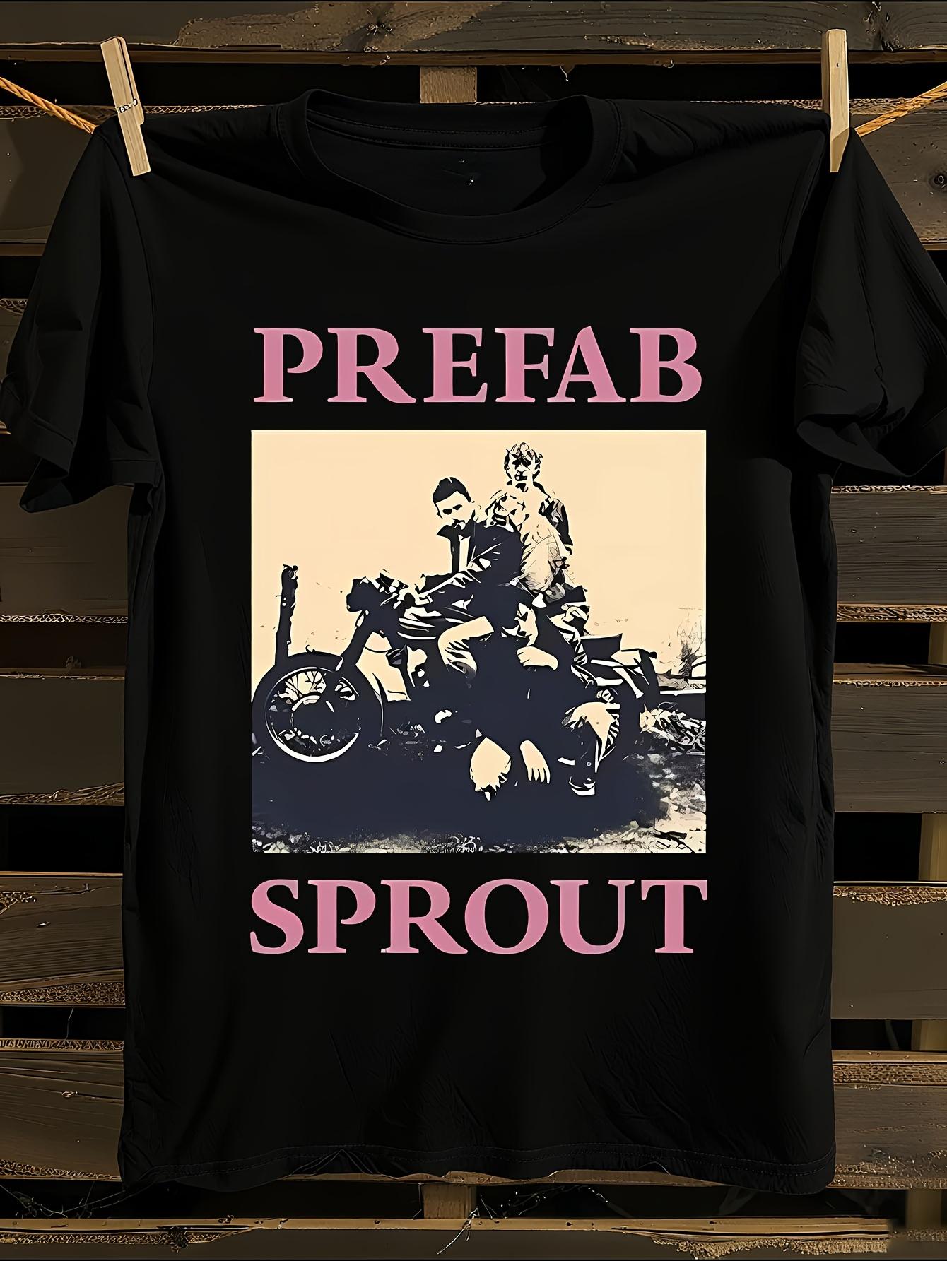 1pc Prefab Sprout Band Logo and Lyric T-shirt XL
