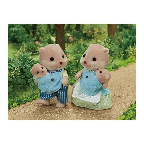 Epoch Sylvanian Families Doll [Otter Family] FS-32