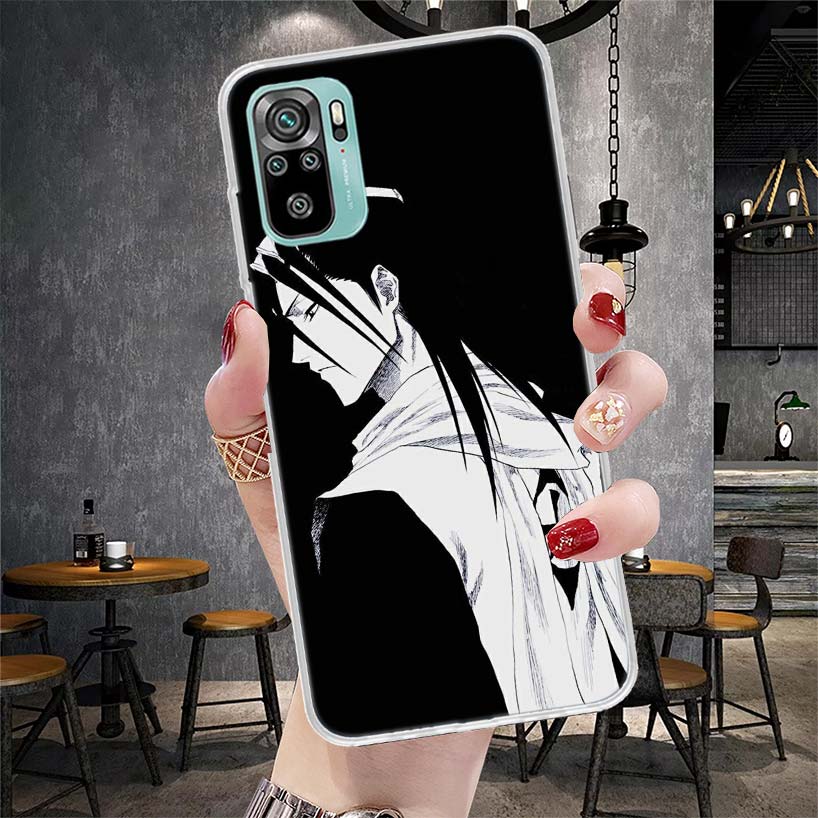 Bleach Kuchiki Byakuya Soft Phone Case For Xiaomi Redmi Note 15 14 14S 13 12 Pro Plus 12S 11 11S 11E 10 10S 11T 5G Fundas Coque