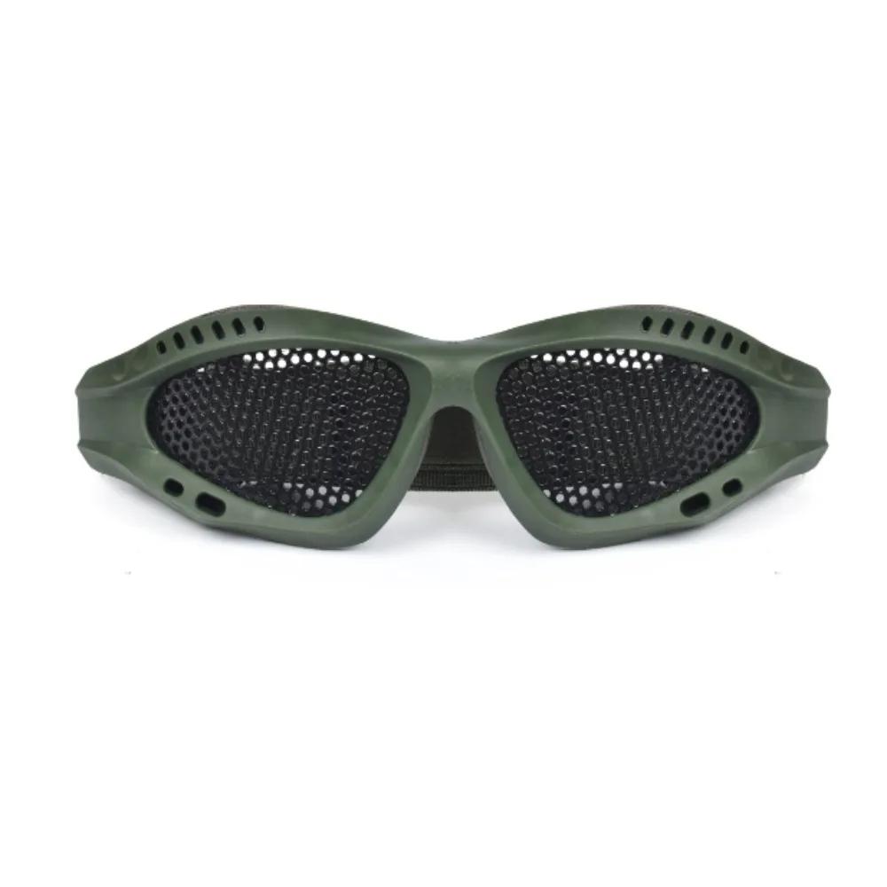 1PC Outdoor Eye Protective Comfortable Safety Glasses Goggles Anti Fog with Metal Mesh/PC Len for Paintball Hunt