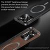 Luxury PU Leather Case For Xiaomi Poco M7 Pro F7 F6 F5 X7 Pro X6 X5 Magsafe Magnetic Metal Ring Lens Protection Shockproof Cover