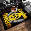 Dresden City Emblem Print Area Rug - Soft, Washable Non-Slip Indoor Mat for Office Chairs, Living Room, Home Office Decorative Rug