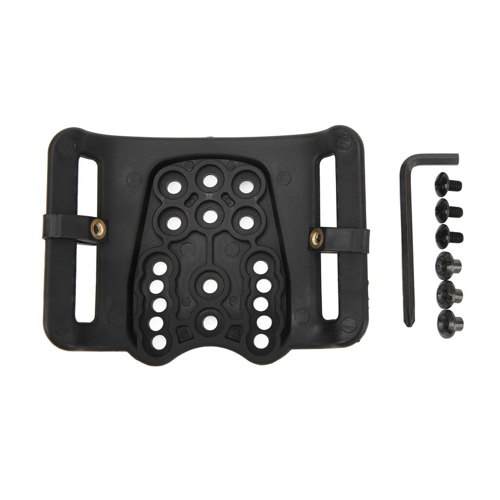 Adaptér pro rychlé uvolnění opasku Černý Volně nastavitelný Nylon Více otvorů Široce používaný Adaptér na bederní pás