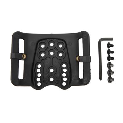 Belt Quick Pull Adapter Black Freely Adjustable Nylon Multi Holes Widely Used Waist Belt Adapter