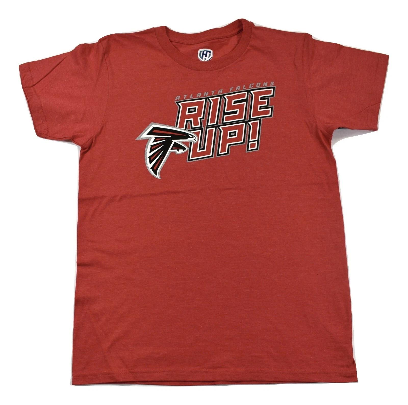Hands High Mens NFL Atlanta Falcons Football Rise Up! Shirt New S, M, L, XL, 2XL XL