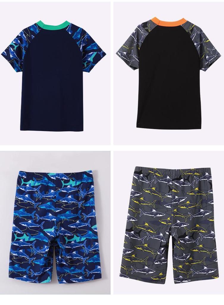 2025 Plus Size Quick-Dry Swim Set: Two-Piece Swimsuit for Middle and Large Chubby Children