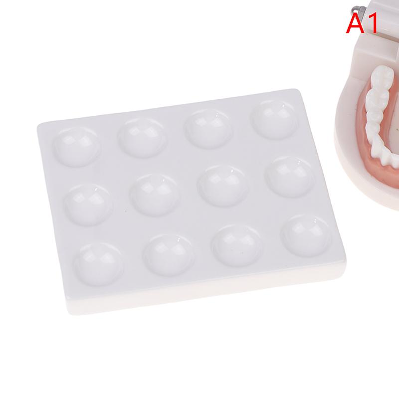 

1 шт. с крышкой стоматологическая палитра для смешивания цветов увлажняющая пластина лабораторное оборудование стоматологические материалы A1