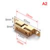 1Pc Brass Touch Beads Lock Door Spring Clip Cabinet Door Catches Silver Double Ball Catch Cabinet Door Latch 42/50/60/70Mm