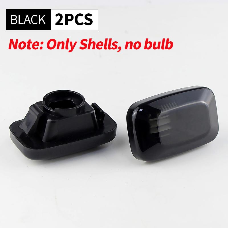 2pcs Side Markers Light Bulb Cover For Toyota Hilux 6th Gen LN140/LN150/LN160/LN170 97-05 - Turn Signal Lamp Only Shell No Bulbs