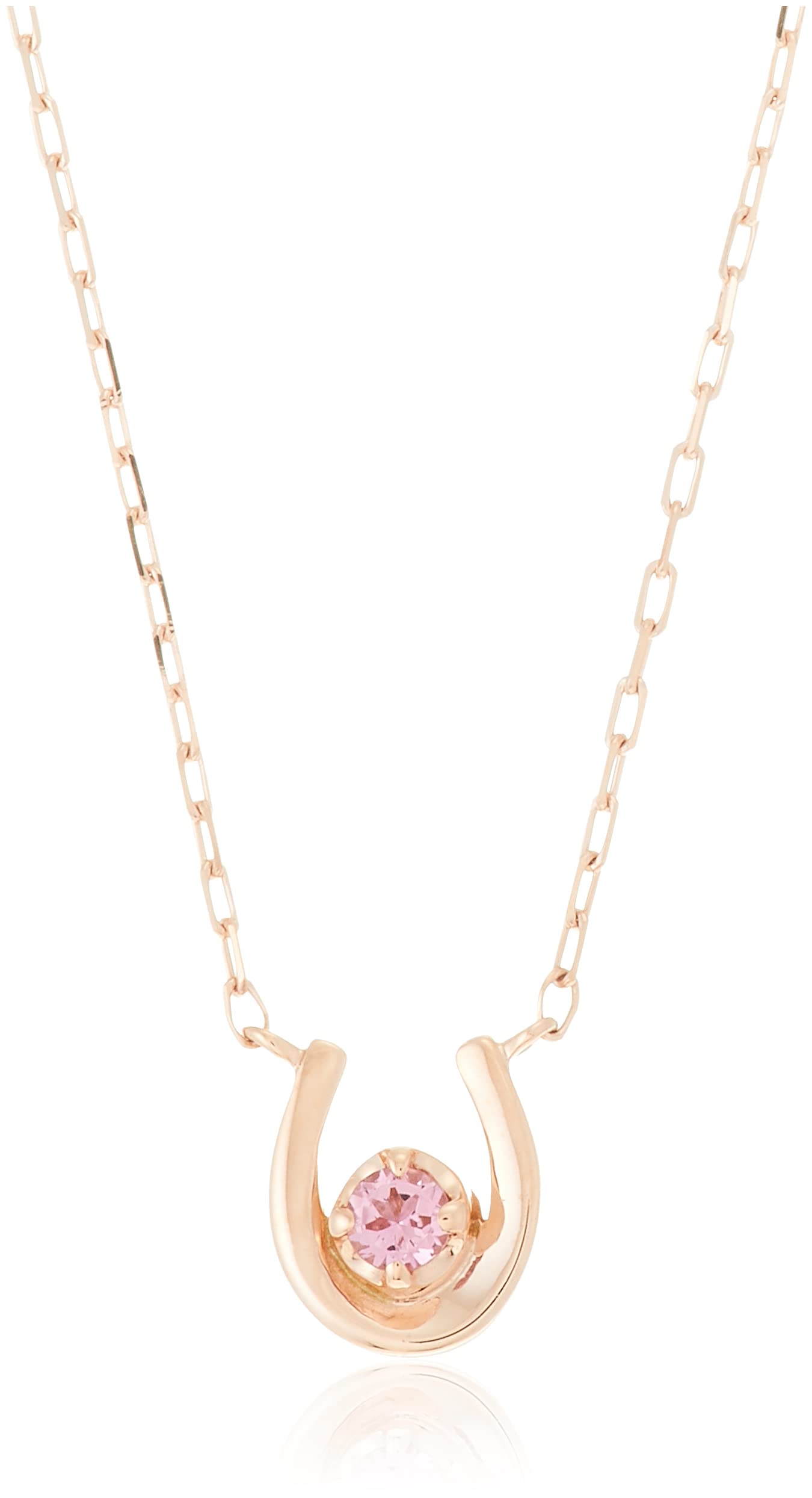

4 October Birthstone K10 Pink Gold Necklace 112136123105 Pink Gold [Yondo Sea]