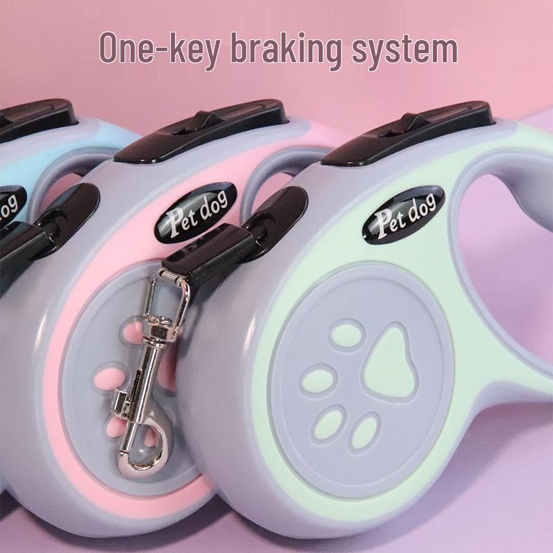 Outdoor Adjustable Retractable Dog Leash for Small and Medium Dogs