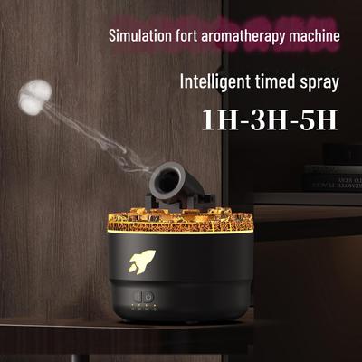 Volcano Turret Aromatherapy Humidifier: Colorful, Large-Capacity Desktop Device