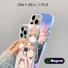 Angel Mahiru Shina Phone Case for iPhone 17 16 15 14 13 12 11 X XR XS Air Pro Max Plus Colorful Silver MagSafe Cover