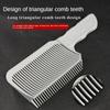 Barber Fade Combs Hair Cutting Positioning Comb Clipper Men Flat Top Hair Comb For Novice Professional Barber Salon Styling Tool