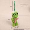 Charming Plush Frog Keychain Cute Stuffed Animal Accessory for Bags and Gifts