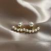 French niche temperament pearl split earrings earrings earrings stud earrings women's exquisite light luxury small