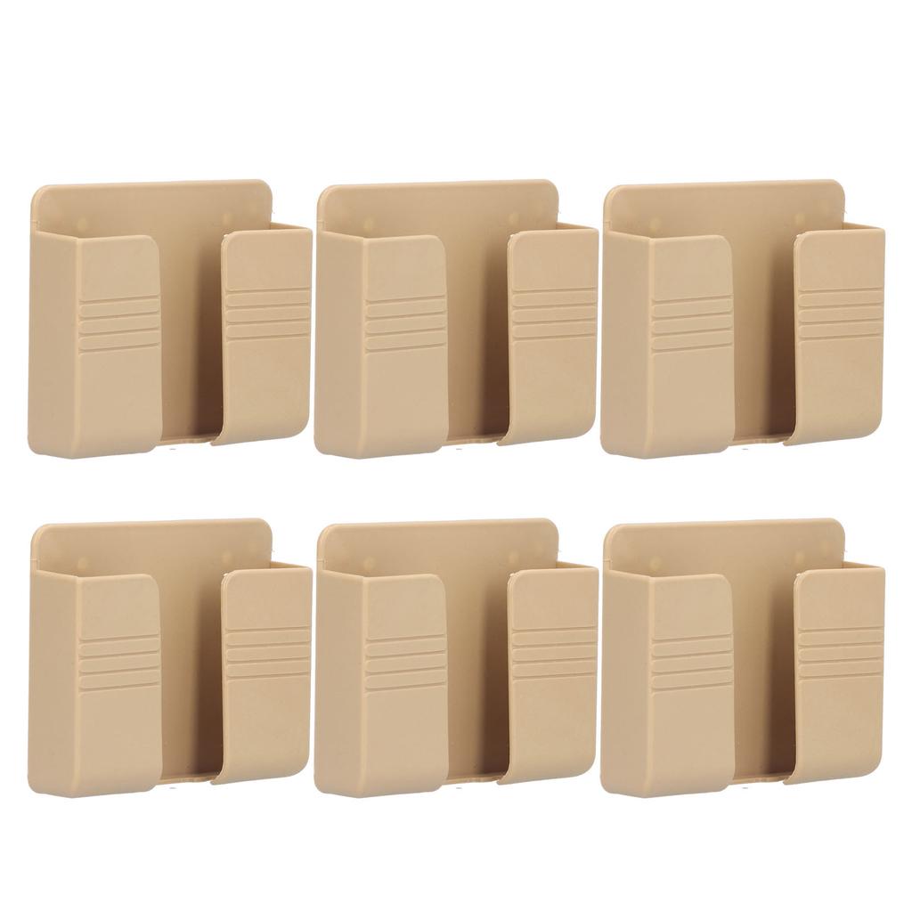 6Pcs Wall Mount Phone Holder   Adhesive Mobile Phone Charging Stand for Home Bedroom Bathroom