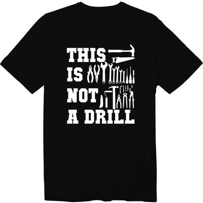 Dies ist Kein Scherz T-Shirt Lustig Cool Papa Witz Shirt Zimmermann T-Shirt Heimwerker