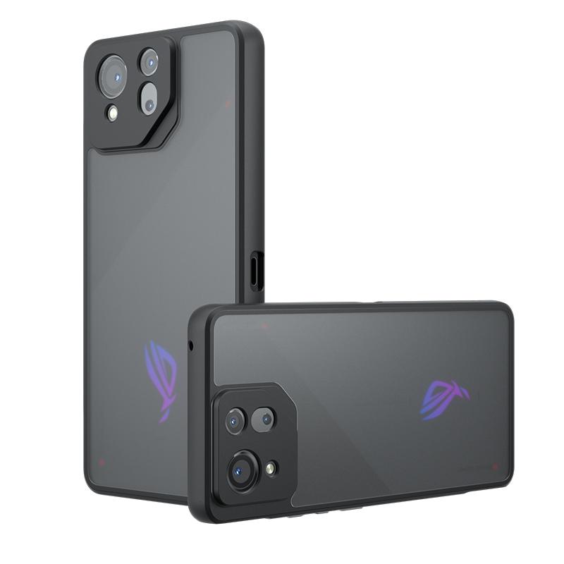 Wstrząsoodporne Akrylowe Przezroczyste Etui na Telefon dla ASUS Rog Phone 8 Pro 7 Phone 6 Pro 6D Twardy Bumper Ochrona Tylna Pokrywa