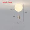 Modern Acrylic Spherical Cartoon Bear Resin Small Animal Bedroom Ceiling lamp Children's room Chandelier Corridor Ceiling Lamp