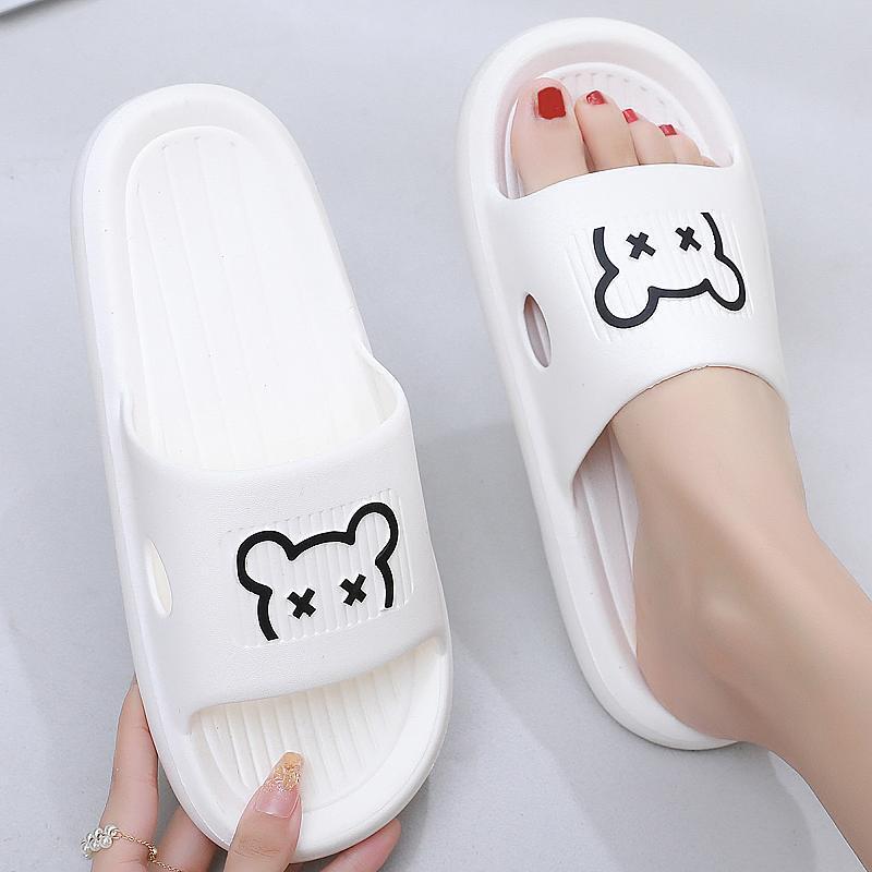WTEMPO Brand Summer Women's Non-slip Home Mute Soft Bottom Trendy Thick Girls Cute Non-slip Bath Outside Wear Fashion Slippers