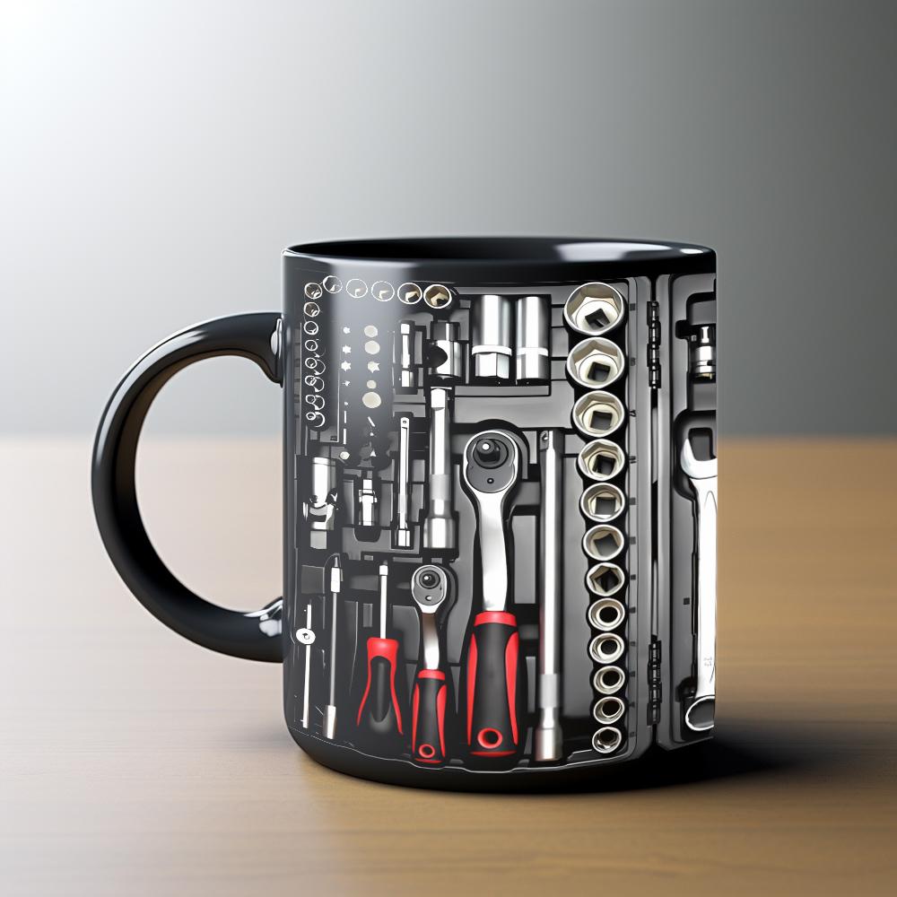man s toolbox mug 11oz ceramic coffee mug father s toolbox cup father biethday gift mug 301-400ml