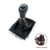 Auto Parts 5/6 Speed Gear Shift Knob With PU Leather Boot For Mercedes Benz W204 C204 C63 C300 C250 W207 A207 W212 2007-2013