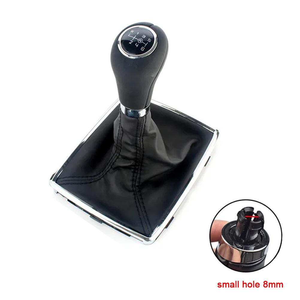 Auto Parts 5/6 Speed Gear Shift Knob With PU Leather Boot For Mercedes Benz W204 C204 C63 C300 C250 W207 A207 W212 2007-2013