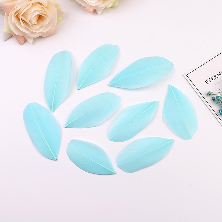50Pcs5-8Cm Colored Goose Feather Floating Head Diy Jewelry Accessories Feather Goose Feather Craft Decorative Material