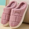 Male Winter Cotton Home Slippers Anti Slip Thick Sole Warm Floor Couple Slippers Female