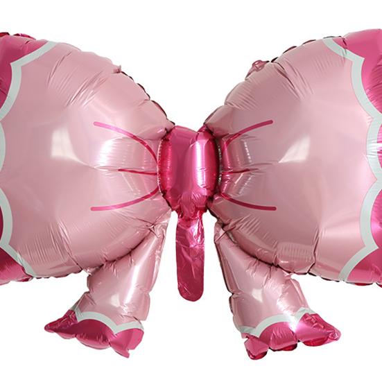 29 Inch Giant Bow Balloon Large Aluminum Foil Balloons for Birthday Party Bachelorette Bridal Engagement Wedding Anniversary Supplies