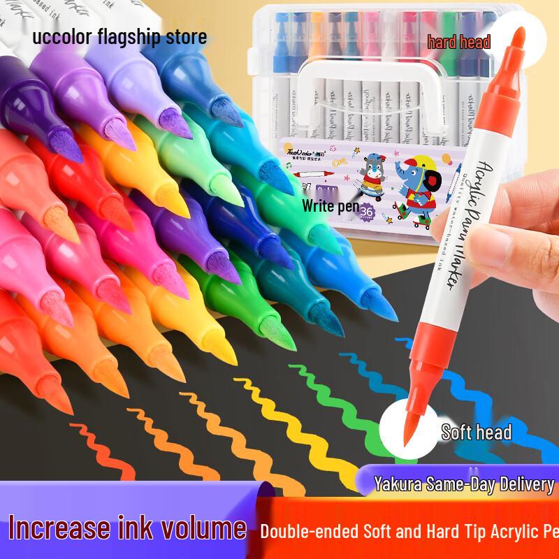 Touchcolor Dual Tip Soft Acrylic Marker Pens