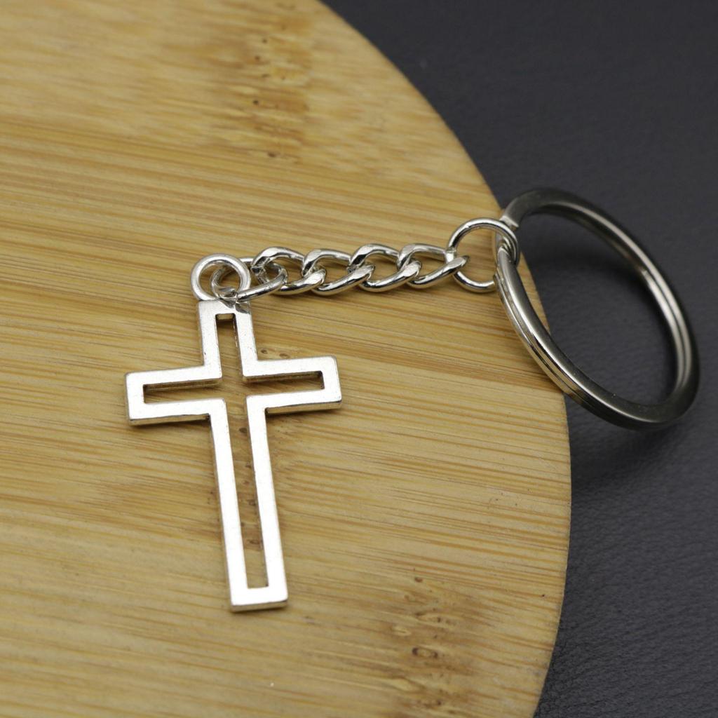 Hot Selling Simple Cross Keychain Pendant