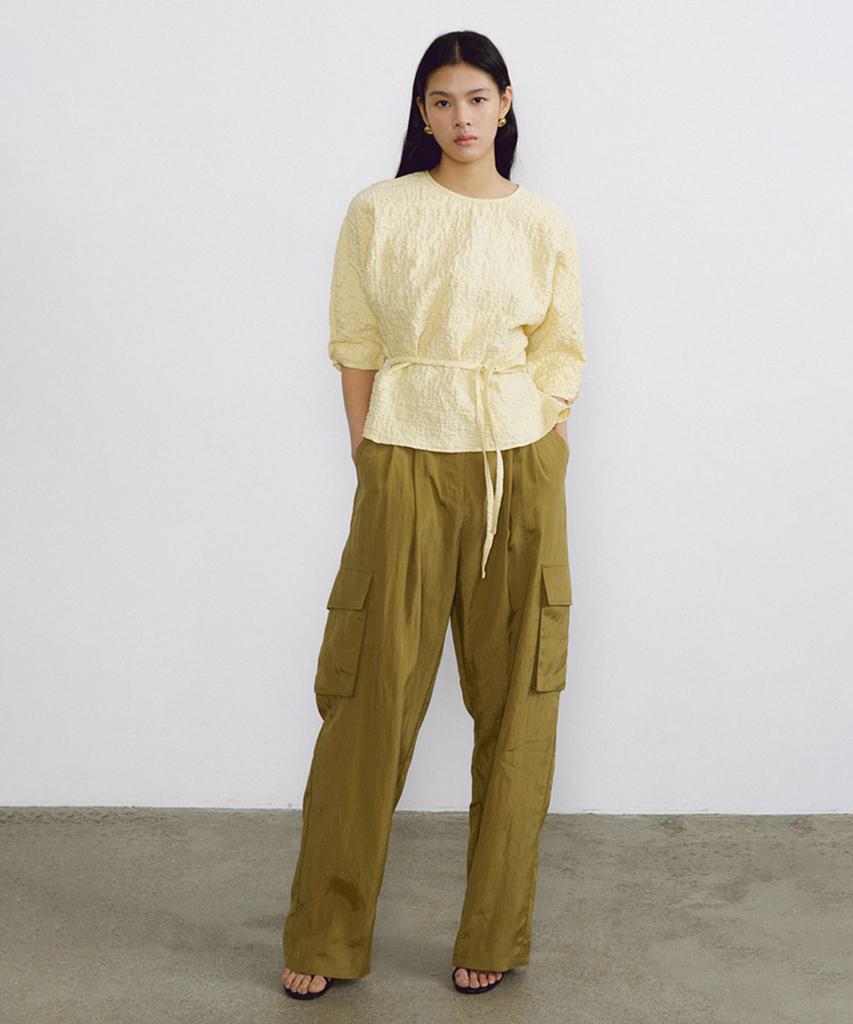 Baniseunyuyog Joseph Fluid Cargo Pants Khaki
