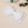 Soft Breathable Baby Headband Solid Color Lace Mesh Headband Fashion Bow Headband  Hair Accessories