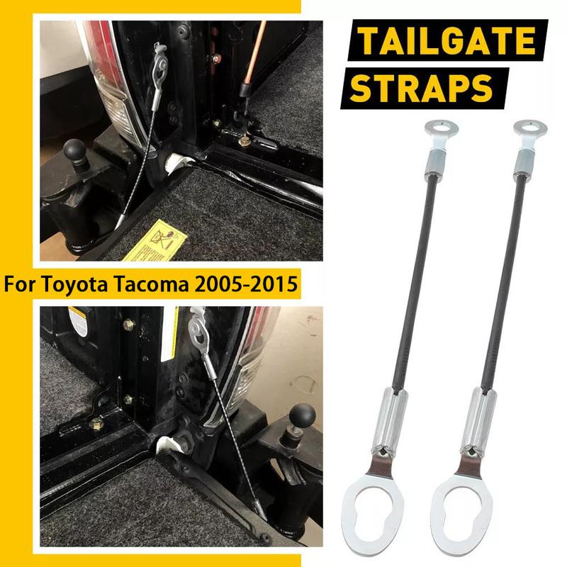 1 Pair Tailgate Support Cable Stay Cable For 2005-2015 Toyota Tacoma Pickup Truck 65770-04070 38545