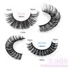 12 Pairs Of Curled False Eyelashes, Natural Chemical Fiber Eyelashes, Thick Simulated Eyelashes
