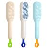 Bhavya Optic® Self Cleaning Hair Brush Multi Purpose Retractable Brush Self Cleaning Hair Brush, Retractable Design, Multi Purpose, Multicolor