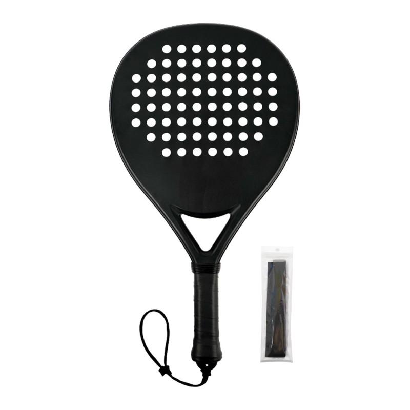 Lightweight ABS Carbon Fiber Padel Racket Adults - Shock Absorbing Large Sweet Outdoor Family Sport