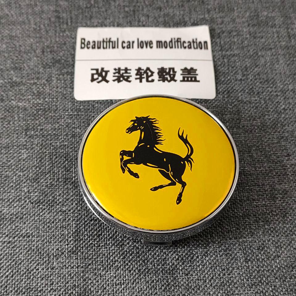 60mm 68mm 1pcs Car Wheel Hub Center Protective Cover Modified Accessories For Ferrari SF90 Stradale SF90Spider 296 GTB 296 GTS JW5