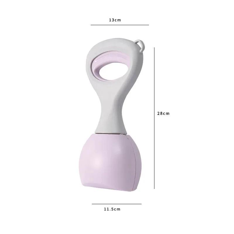 

Портативный совок для уборки собачьих какашек, походная лопата для сбора отходов, совок для домашних животных, чистящие средства для щенячьих какашек фиолетовый