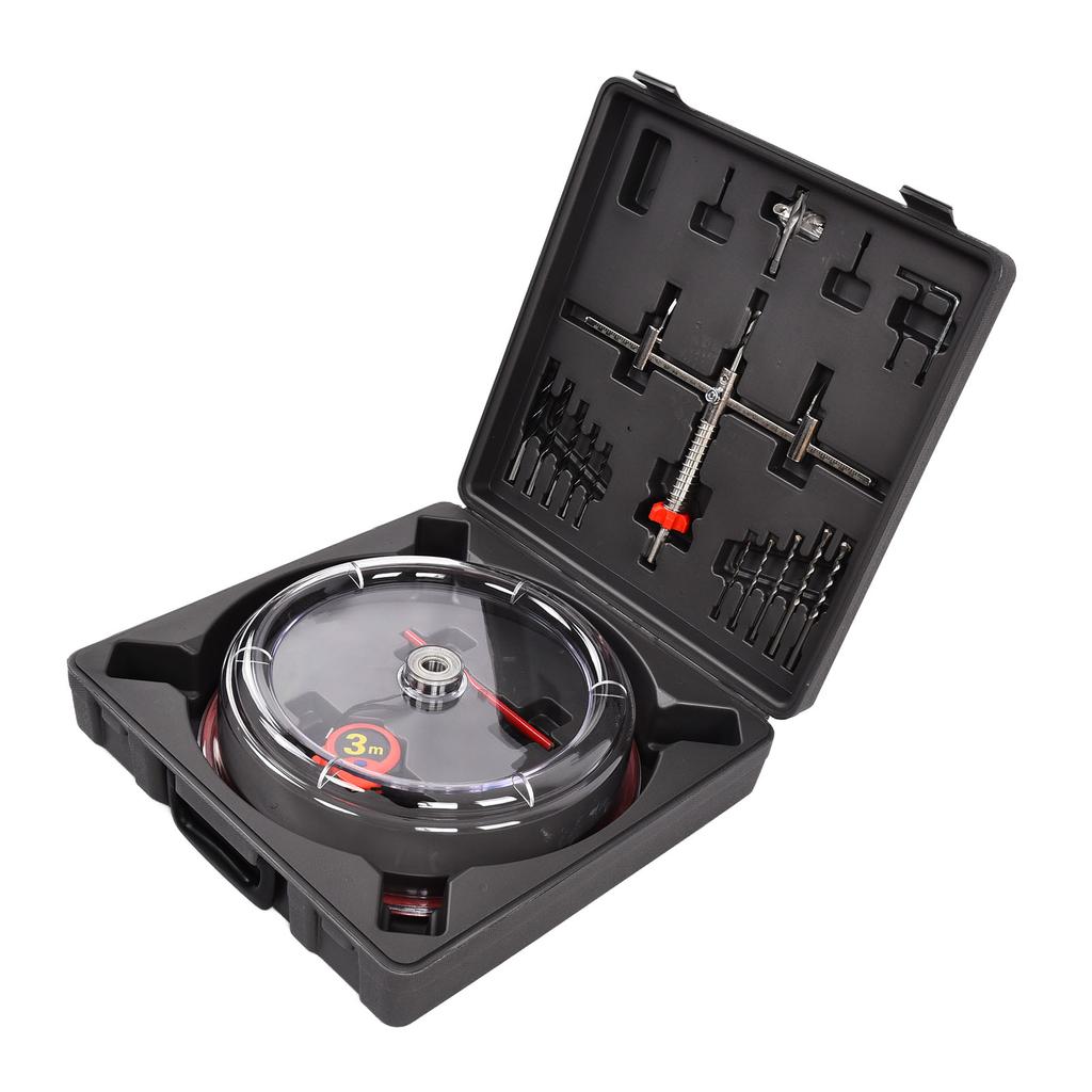 Twin Blade Hole Saw 40?300mm Adjustable Holes Saws Cutter with ABS Dust Shield for Veneer